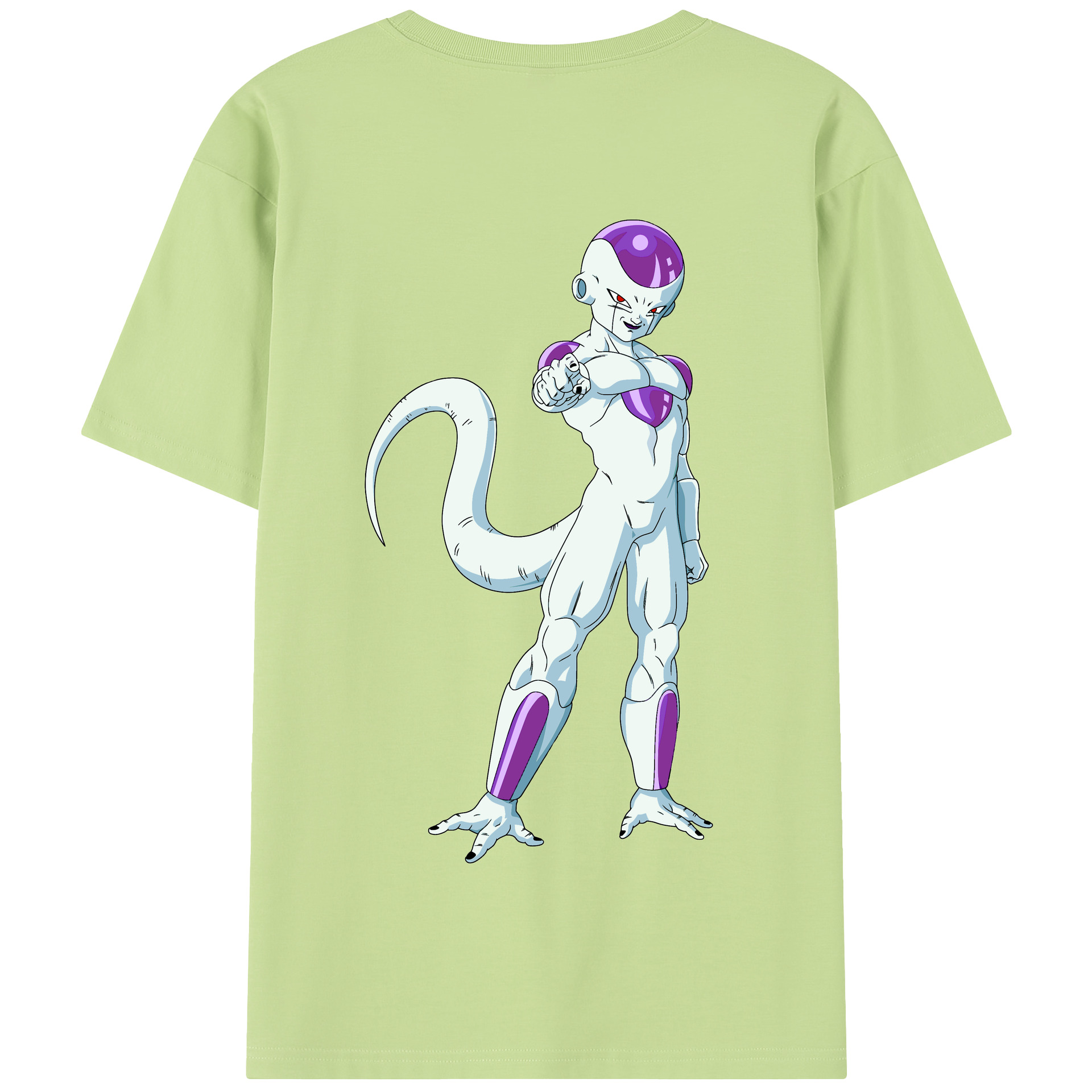 （画像用） ドラゴンボール フリーザ DRAGON BALL Frieza 綿100％半袖Tシャツ（背面プリント）